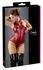Cottelli Collection Body Bordeaux Zip XL - Matte High-Neck, Stretch Fit
