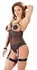 Cottelli Collection Body Open XL Black with Adjustable Accessories