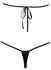 Body Sexy Open S-L Black Rhinestone Straps by Cottelli Collection