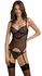 Passion Zinnia Corset L/XL - Eco Collection, Transparent Lace Set