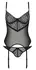 Passion Zinnia Corset L/XL - Eco Collection, Transparent Lace Set