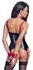 Cottelli Bondage Set Black/Red M - Matte Look, Adjustable Collar & Cuffs