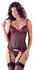 Cottelli Collection Basque Set 80B/M Semi-Transparent Black Lace