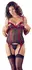 Cottelli Collection Basque Set 80B/M Semi-Transparent Black Lace