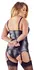 Cottelli Collection Basque 90D/XL Black Lace & Matte Design with Cuffs