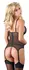 Cottelli Collection Cami Suspender L Powernet Wet-Look Adjustable Black