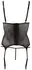 Cottelli Collection Cami Suspender S Transparent Powernet Black