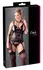Cottelli Collection Cami Suspender 4XL with Lace Accents, Black