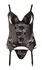 Cottelli Collection Cami Suspender 3XL with Lace and Adjustable Straps