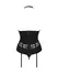 Obsessive Serafia Corsage Set M/L - Black Lace, Adjustable Fit