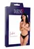 Indra Beaded Crotchless Thong with Butterfly Applique, S/M & L/XL