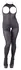 Cottelli Collection Open Cup Semitransparent Catsuit Black S-L