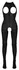 Cottelli Collection Open Cup Semitransparent Catsuit Black S-L