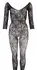 Cottelli Collection Lace Catsuit S-L Black Floral Seamless Design