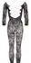 Cottelli Collection Lace Catsuit S-L Black Floral Seamless Design