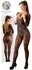 Cottelli Collection Lace Catsuit S-L Black Floral Seamless Design