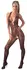 Cottelli Collection Net Catsuit with Decorative Pearls L/XL Black