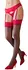 Cottelli Collection Stockings Black/Red Lace Top 20 DEN Oeko-Tex