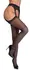 Cottelli Legware Suspender-Style Black Stockings with Lace, 20 DEN, M