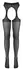 Cottelli Legware Suspender-Style Black Stockings with Lace, 20 DEN, M