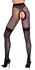 Cottelli LEGWARE Pantyhose Overknee Mesh 30 Den Black Oeko-Tex M/L