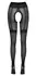 Cottelli LEGWARE Net Tights with Woven Suspender Belt, Black, 30 Denier