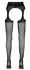 Cottelli Collection Suspender Tights Lace Elegance Black L/XL