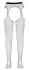 Cottelli Collection Fence Net Suspender Tights S-L, Black, Stretch Fit