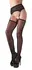 Cottelli Collection Suspender-Style Net Tights S/M with Back Seam
