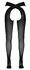 Cottelli Collection Stockings Black L/XL with Waist Strap Detail