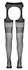 Cottelli Collection Tights S with Decorative Garters, Open Design, Black