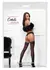 Cottelli LEGWARE Flirt 4 Black Mesh Hold-Up Stockings with Lace, 40 DEN