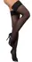 Cottelli LEGWARE Flirt 4 Black Mesh Hold-Up Stockings with Lace, 40 DEN