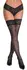 Cottelli LEGWARE Rose Hold-Up Stockings Black Lace 20 DEN Oeko-Tex