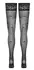 Cottelli LEGWARE Rose Hold-Up Stockings Black Lace 20 DEN Oeko-Tex