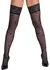 Cottelli Hold-Ups Rose 1 Black Stockings with Lace Top 20 DEN