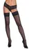 Cottelli LEGWARE Seam Hold-Up Stockings with Lace Trim 20 DEN Black