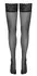 Cottelli Legware Hold-Ups Black Lace Top 20 Den Non-Slip 8cm S/M