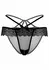 Bracli Taylor Crotchless Panty Lace & Mesh Black S/M