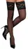 Cottelli LEGWARE Black Hold-Up Stockings with Wide Lace 20 DEN