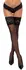 Cottelli Legware Hold-Ups Black 20 DEN Wide Lace Silicone Top