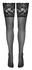 Cottelli LEGWARE Hold-Up Stockings Black Silicone Lace 20 DEN