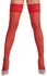 Cottelli Legware Red Hold-Up Stockings 20 Den, Lace Top, Size Adjustable
