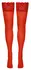 Cottelli LEGWARE Red Hold-Up Stockings 20 DEN Lace Top Silicone Grip
