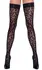 Cottelli Legware Leo Hold Up Stockings 30 Den, Leopard Pattern