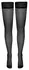 Cottelli Collection Hold-Up Stockings Dots 25 DEN, Black, Size Universal
