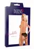Nicolette Strappy Lace & Mesh Open Back Panty S/M L/XL Black