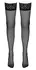 Cottelli Collection Hold-Up Stockings Seam Lace Top Black 8cm