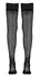 Cottelli Collection Hold-Up Stockings Seam & Lace Black 8cm Top
