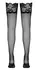 Cottelli Collection Hold-Up Stockings 20 Denier Black Lace Top